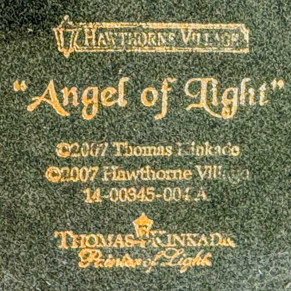 Hawthorne Village Thomas Kinkaid Nativity “Angel of Light” Figurine-Discontinued - Picture 9 of 9